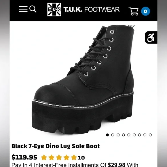 TUK 7 eye Dino lug boot - Picture 7 of 7